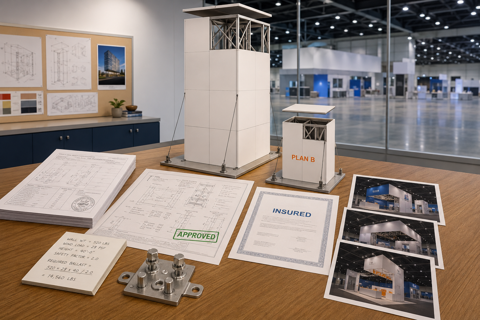 LVCC booth height rules supplier selection criteria
